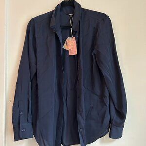 Women's navy blouse